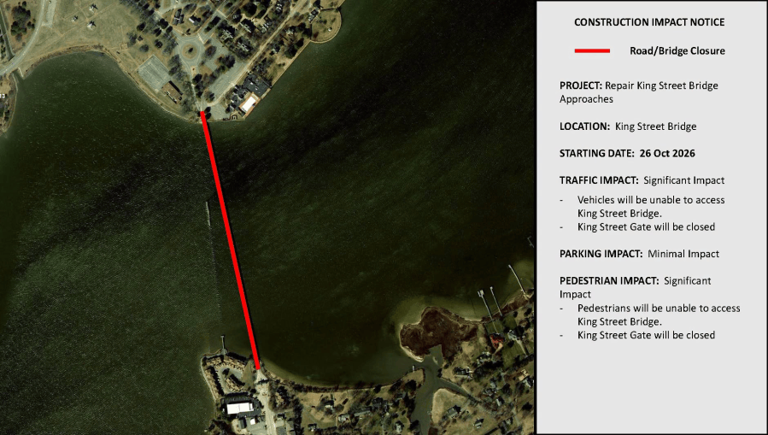 King Street Bridge and gate at Langley AFB will close on Oct. 26