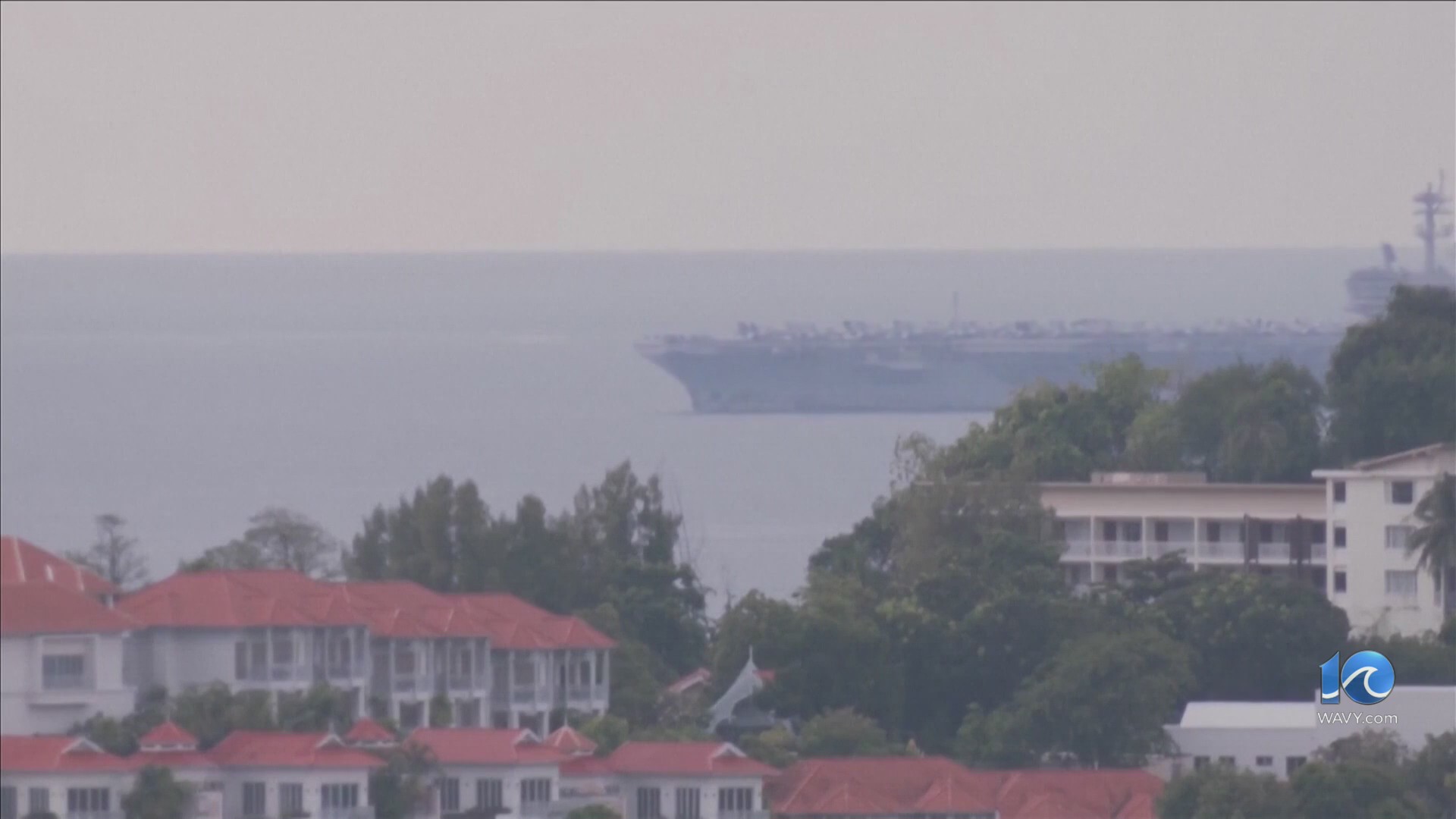 USS George HW Bush makes port call in Thailand