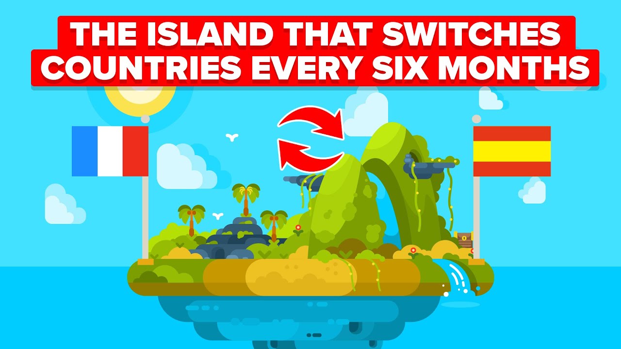 Why this island switches countries twice a year
