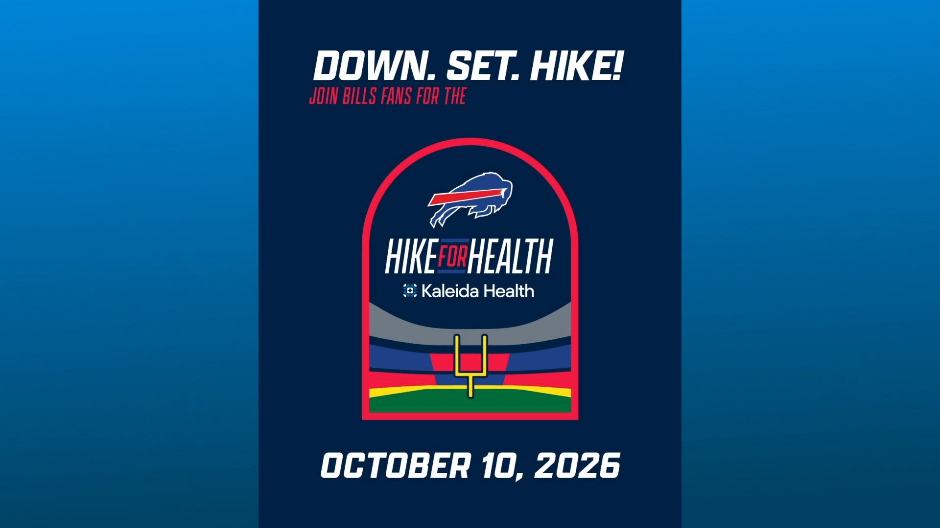 Hike for health with the Bills and Kaleida Health