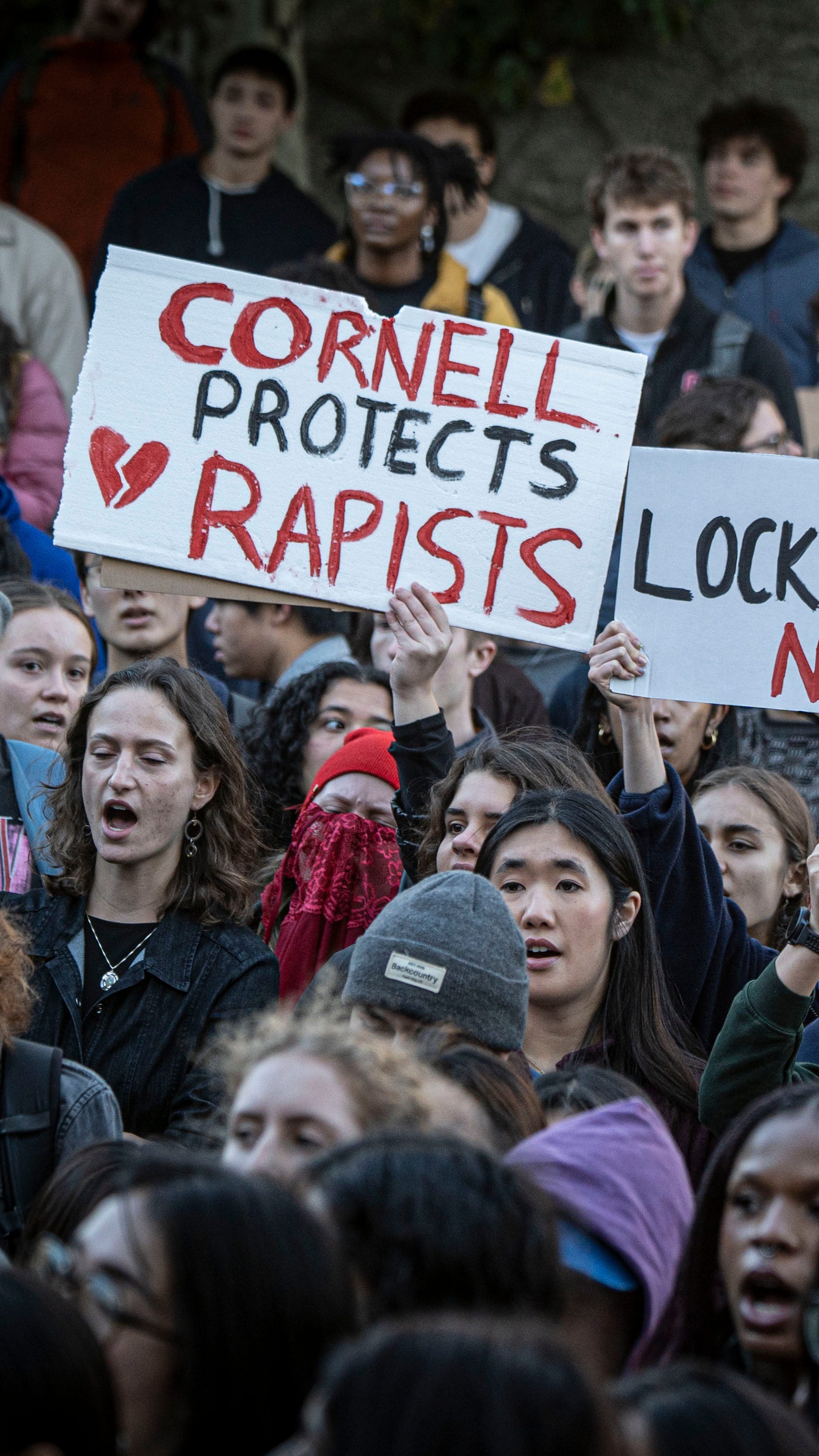 Protests erupt on Cornell campus after rape allegations