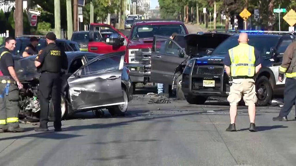 3 injured, including infant, in multi-car crash in Linden, NJ