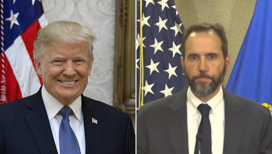 Trump calls Jack Smith ‘deranged’ after ‘No Kings’ shirt surfaces at ...