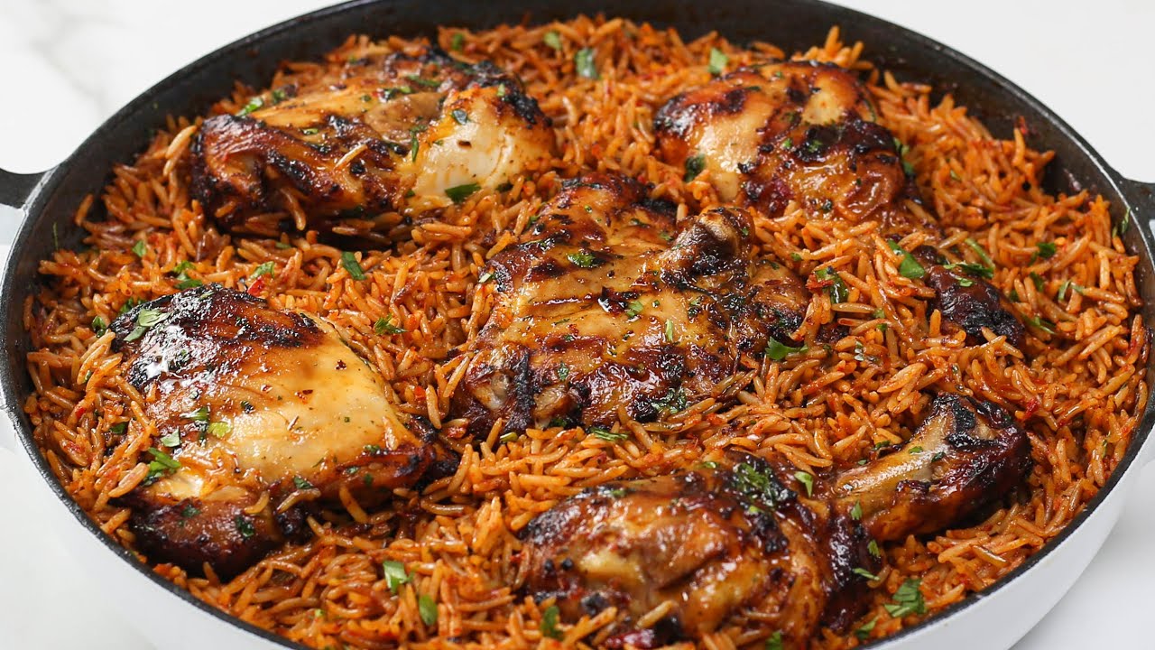 How to make peri peri jollof & chicken