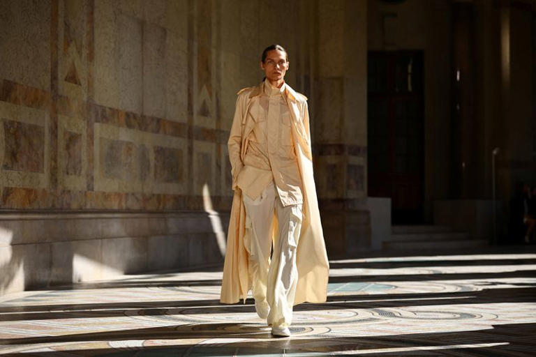 Gabriela Hearst shows Afghan designs in Paris fashion show