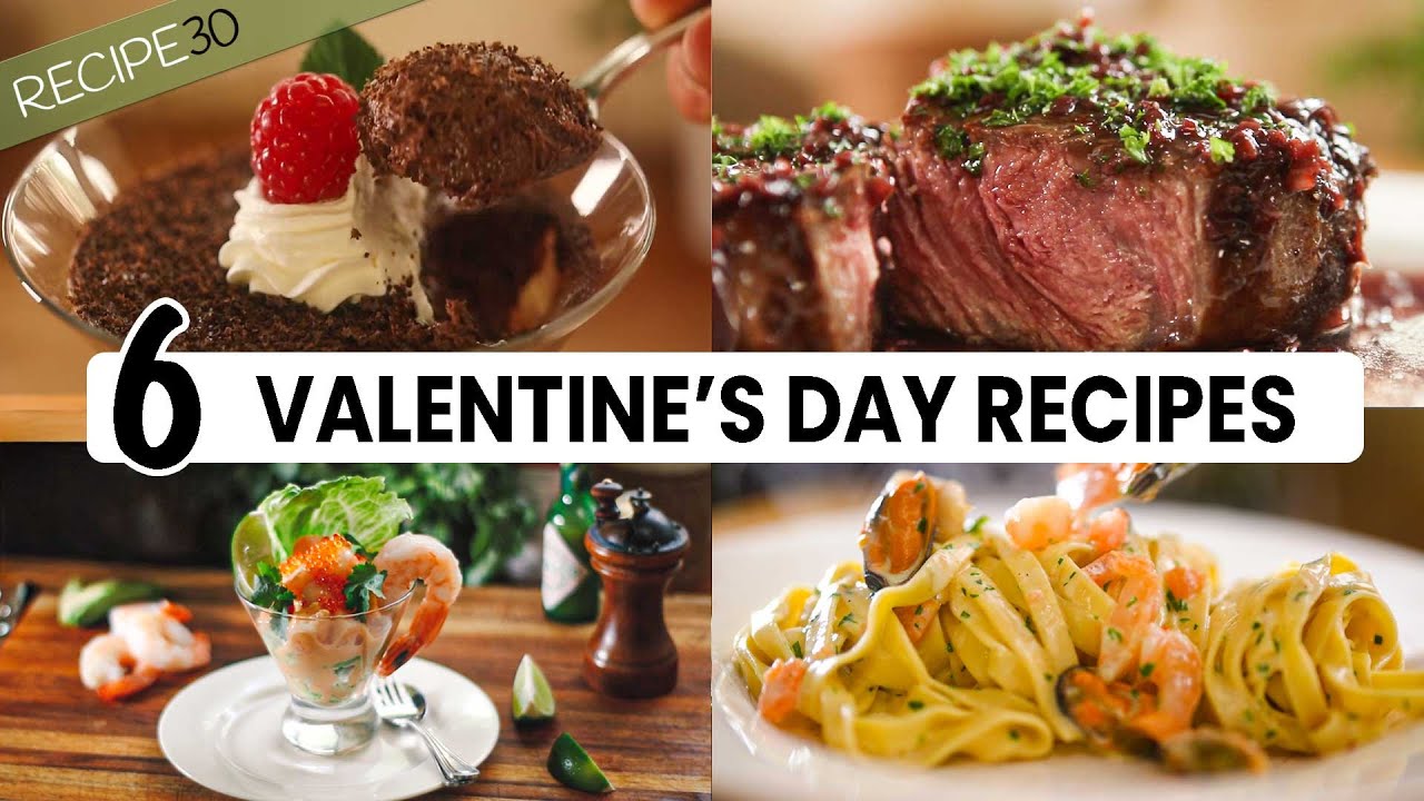 6 romantic recipes for Valentine's Day