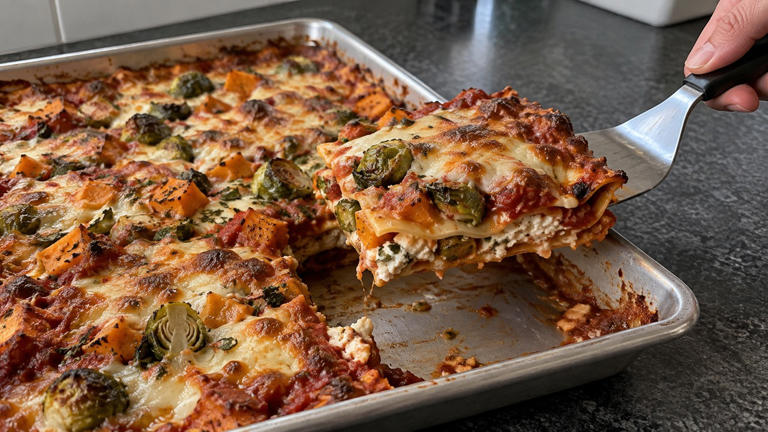 Leftover roasted vegetables? Give them a new life in lasagna