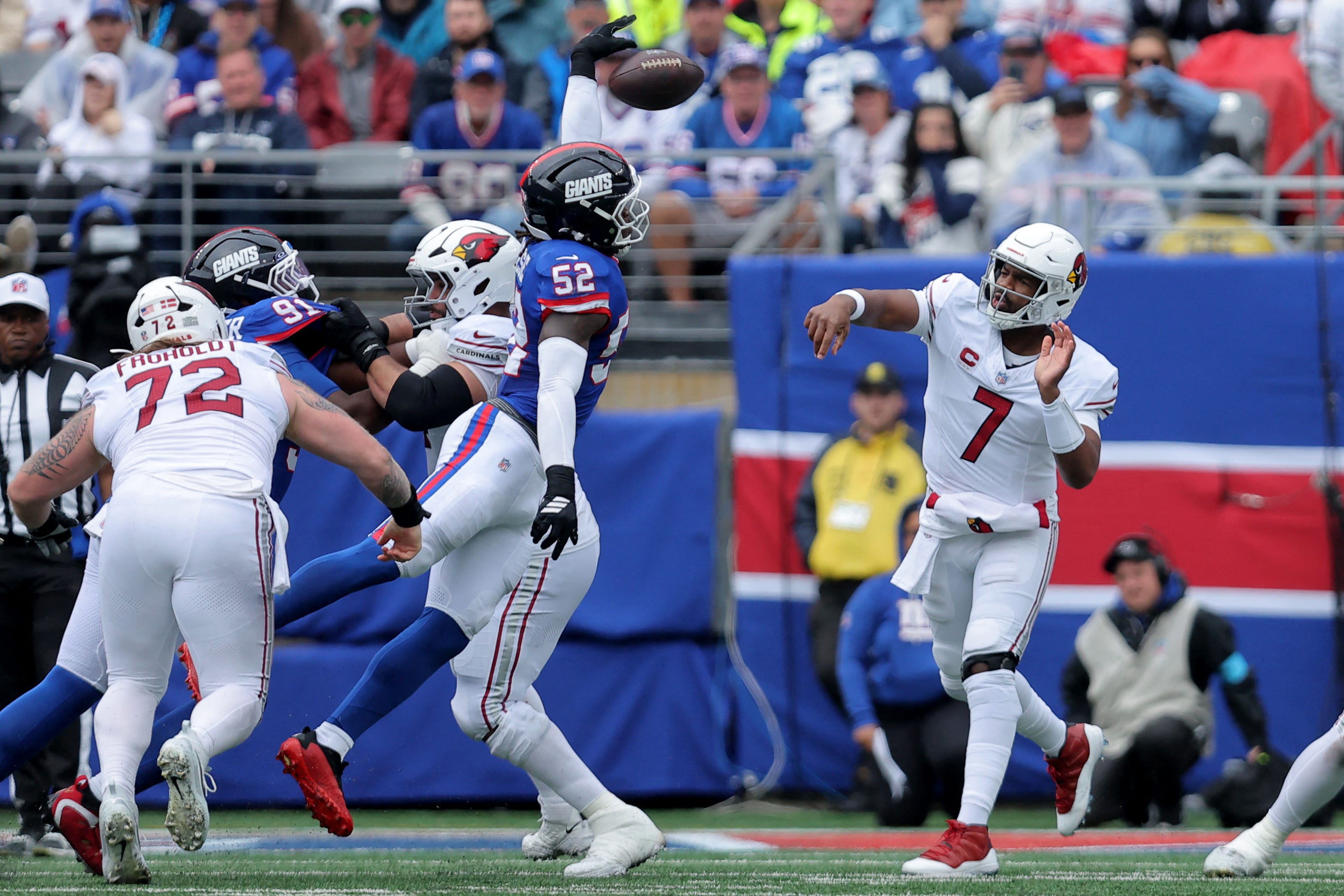 Arvell Reese was New York Giants' highest-graded player in win over ...