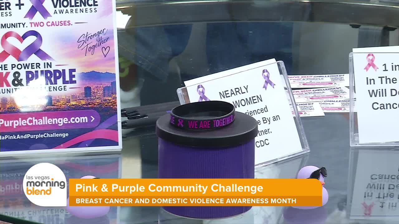 Power in pink & purple: One community, two causes