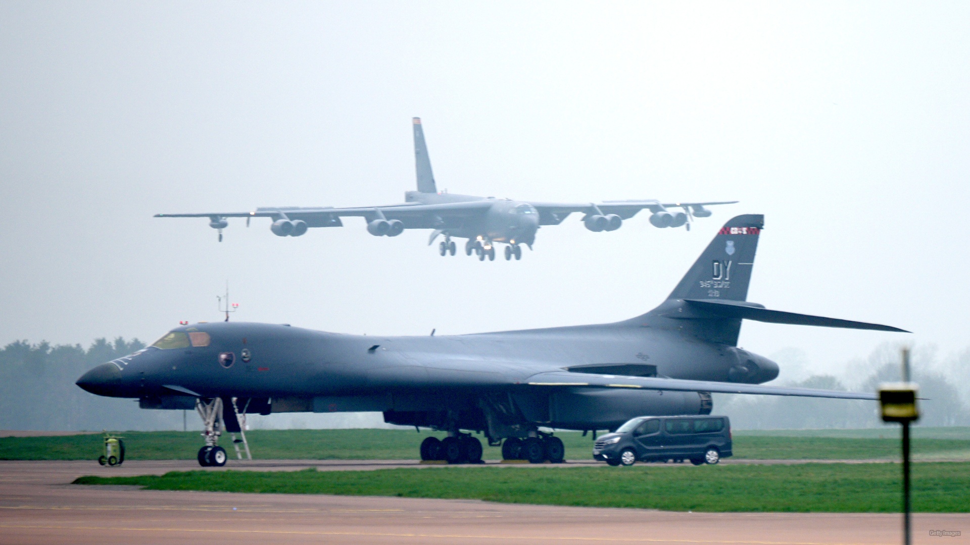 US bombers leave UK base as Britain points to Iran in suspected terror plot
