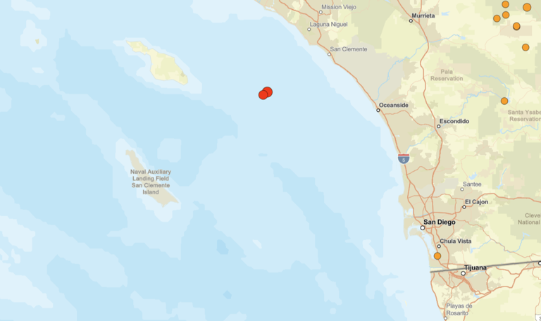 Magnitude-3.7 earthquake reported off Southern California coast