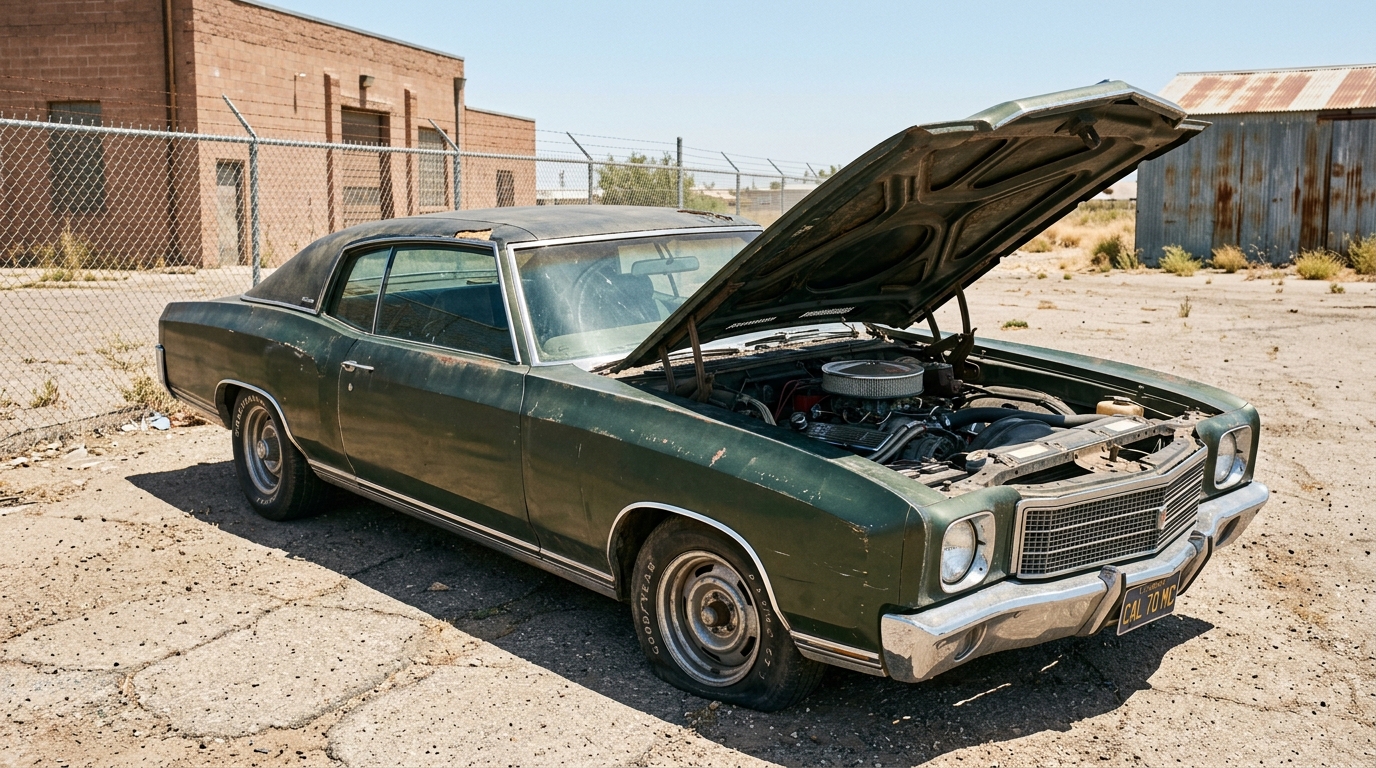 Rescuing a neglected 1970 big block 454 Monte Carlo after years of ...