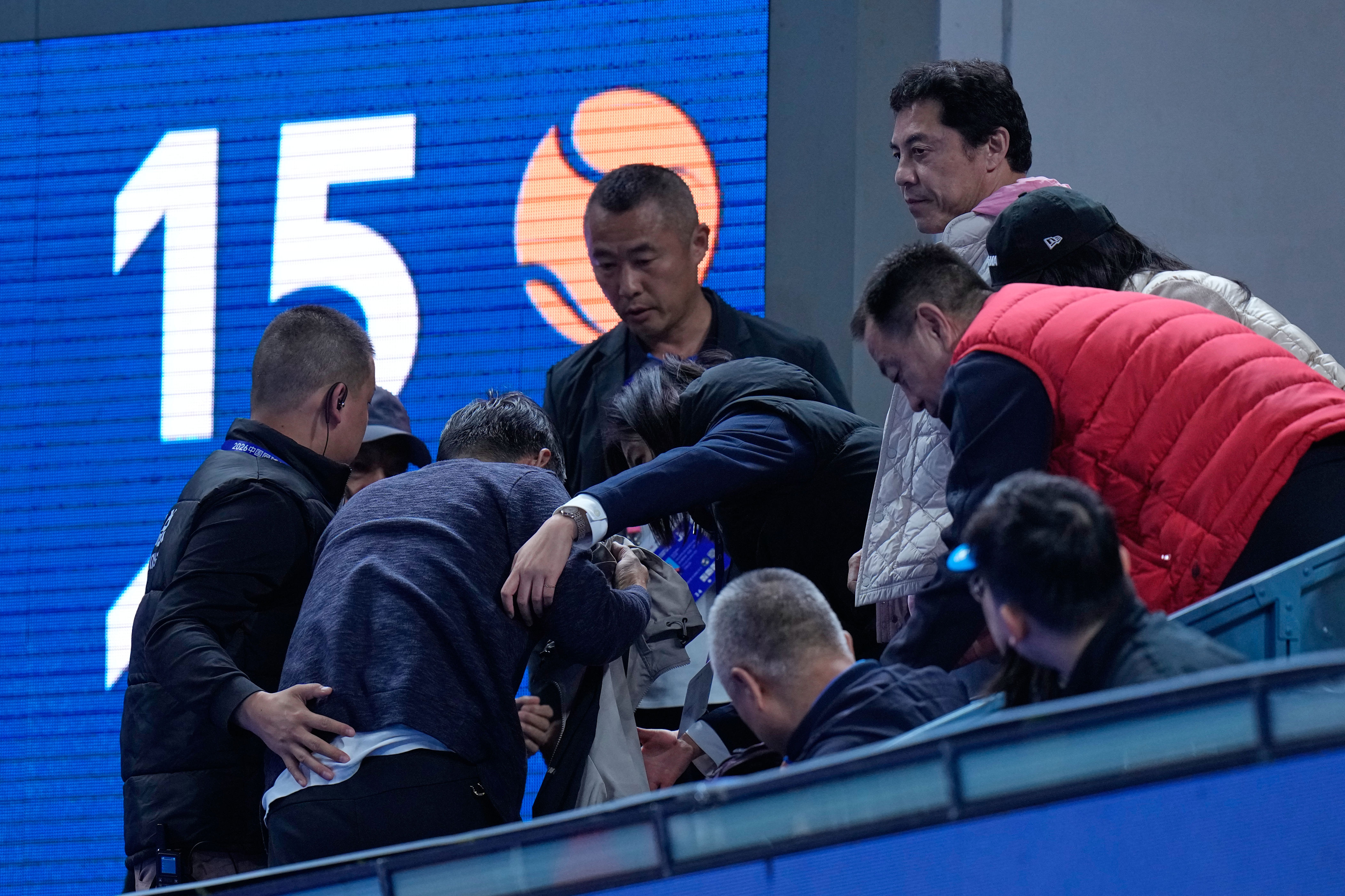 Medvedev disqualified from China Open for hitting fan with a ball