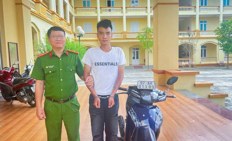 Bắt nam thanh niên trộm xe máy sau hơn 1 giờ gây án tại Thái Nguyên