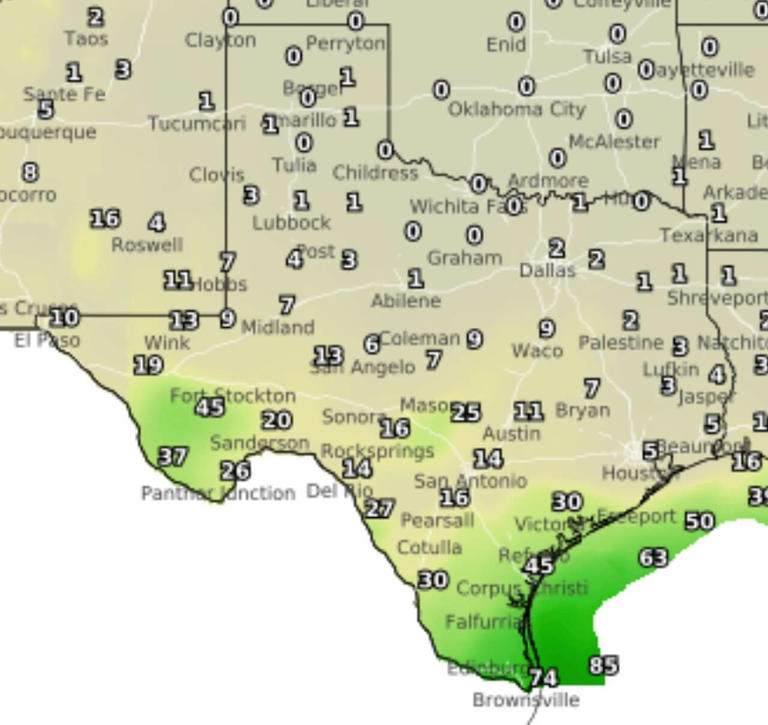 After falling well short of projected heavy rain, storms return to forecast