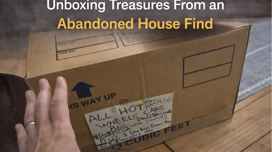Unboxing forgotten treasures found inside an abandoned house
