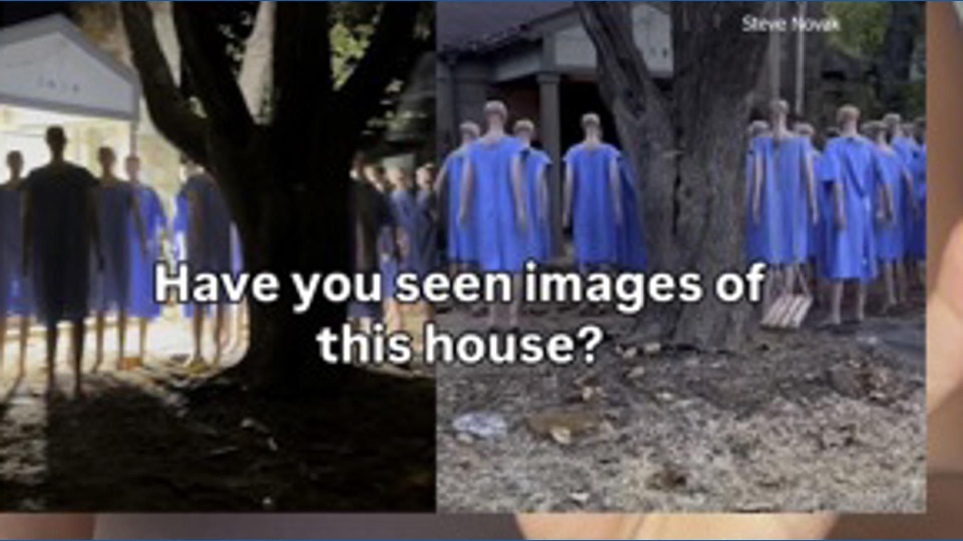 Oak Cliff house goes viral for spooky display