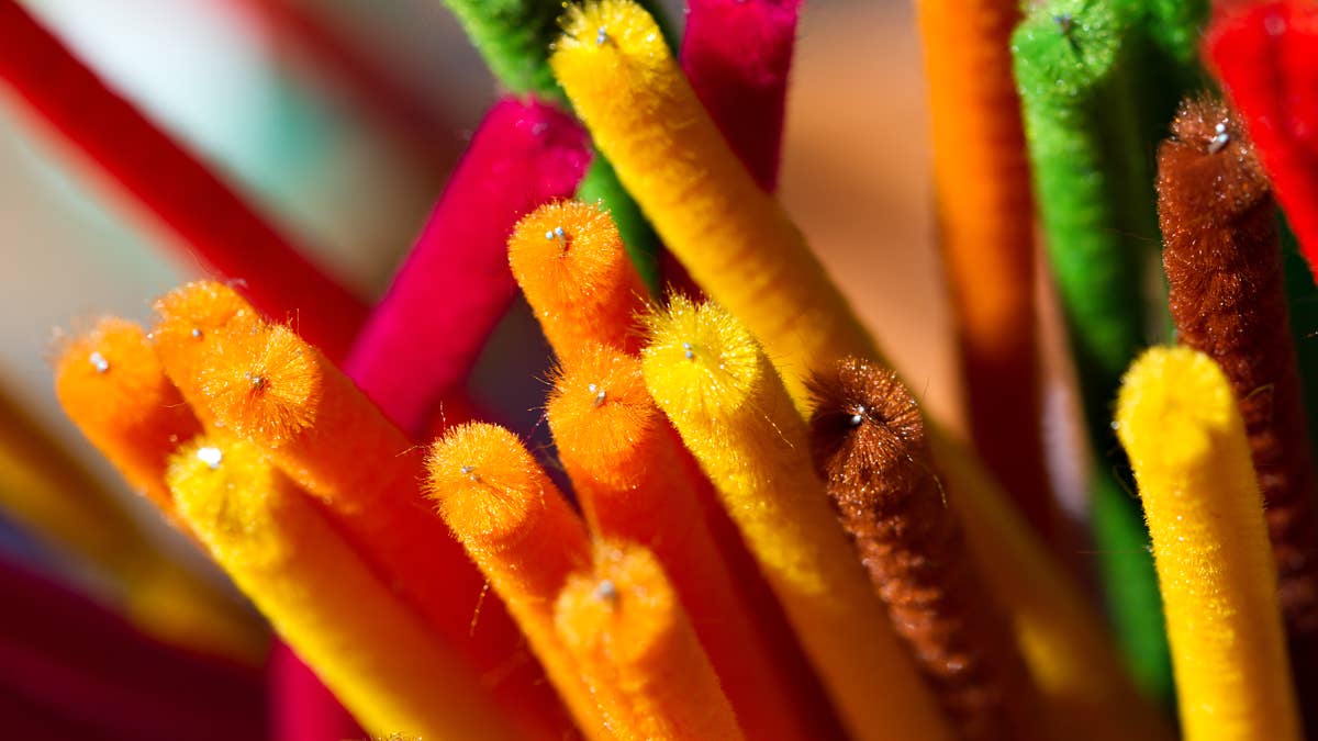 Create adorable tiny pumpkins using pipe cleaners in just a few easy steps