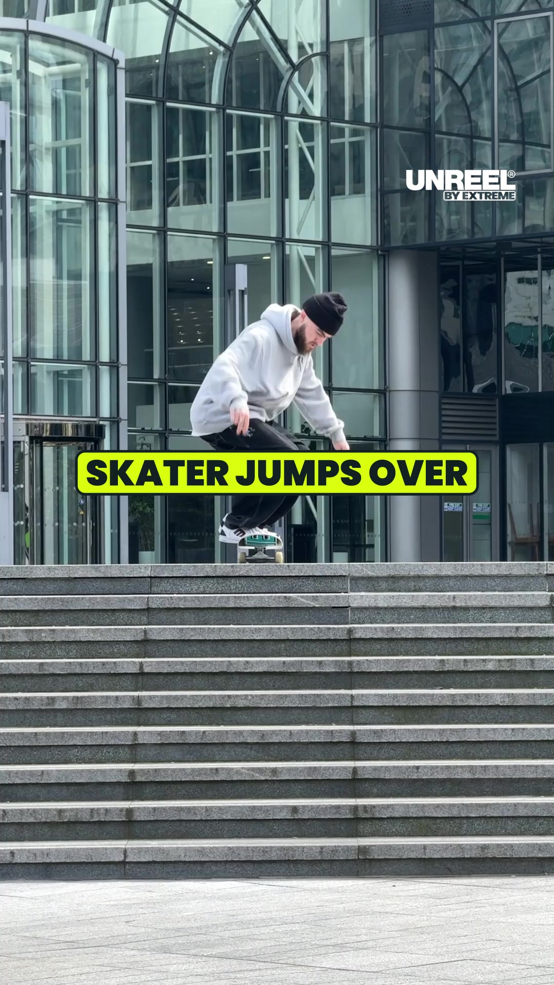 Mastering the ollie: Epic stair jump skateboarding | Slow motion ...