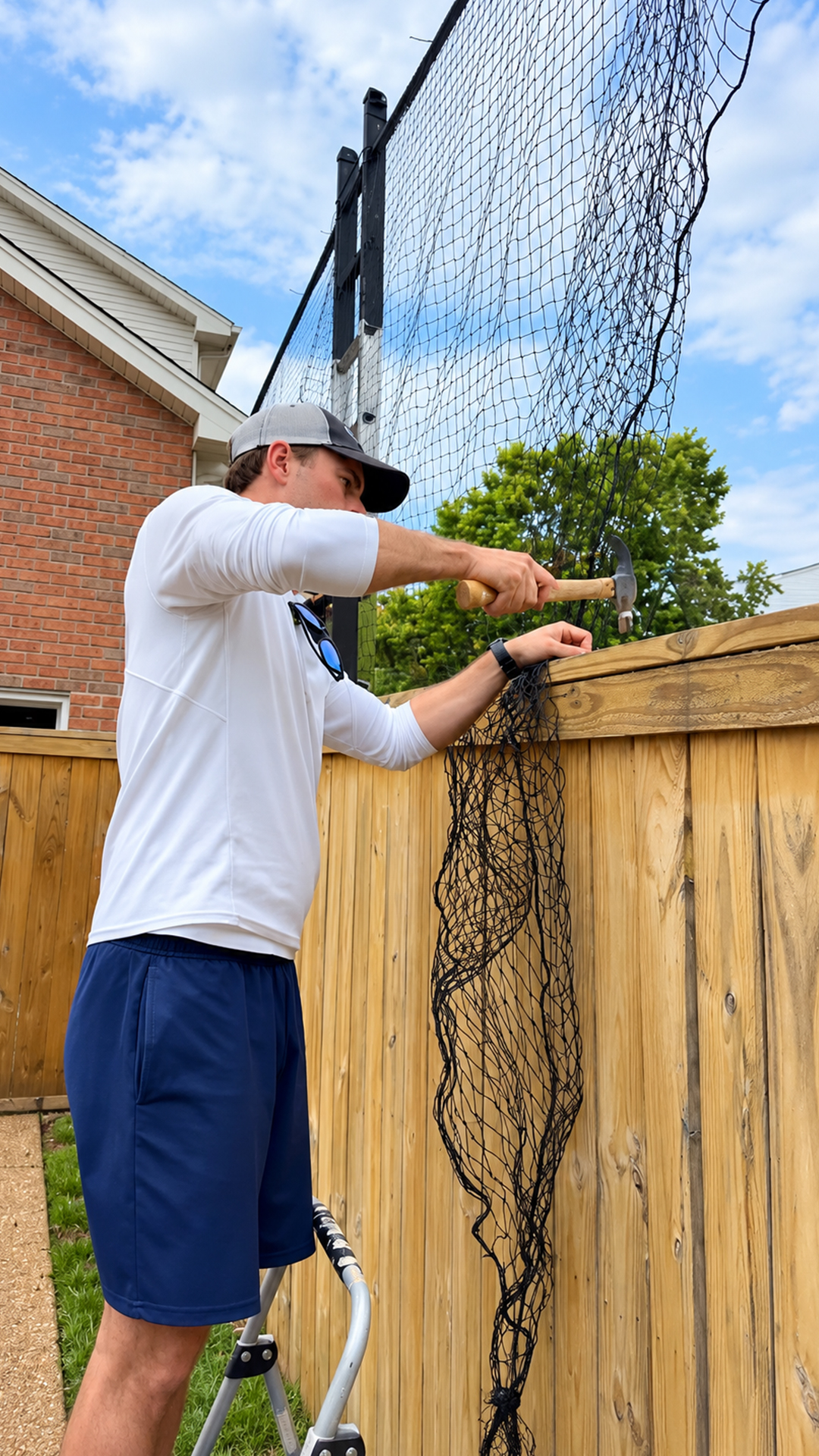 Volleyball practice net installation guide