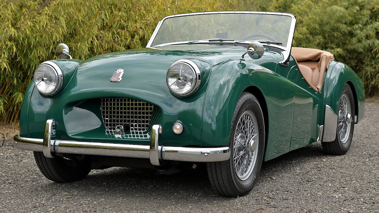1954 Triumph TR2 shows its character on a test drive