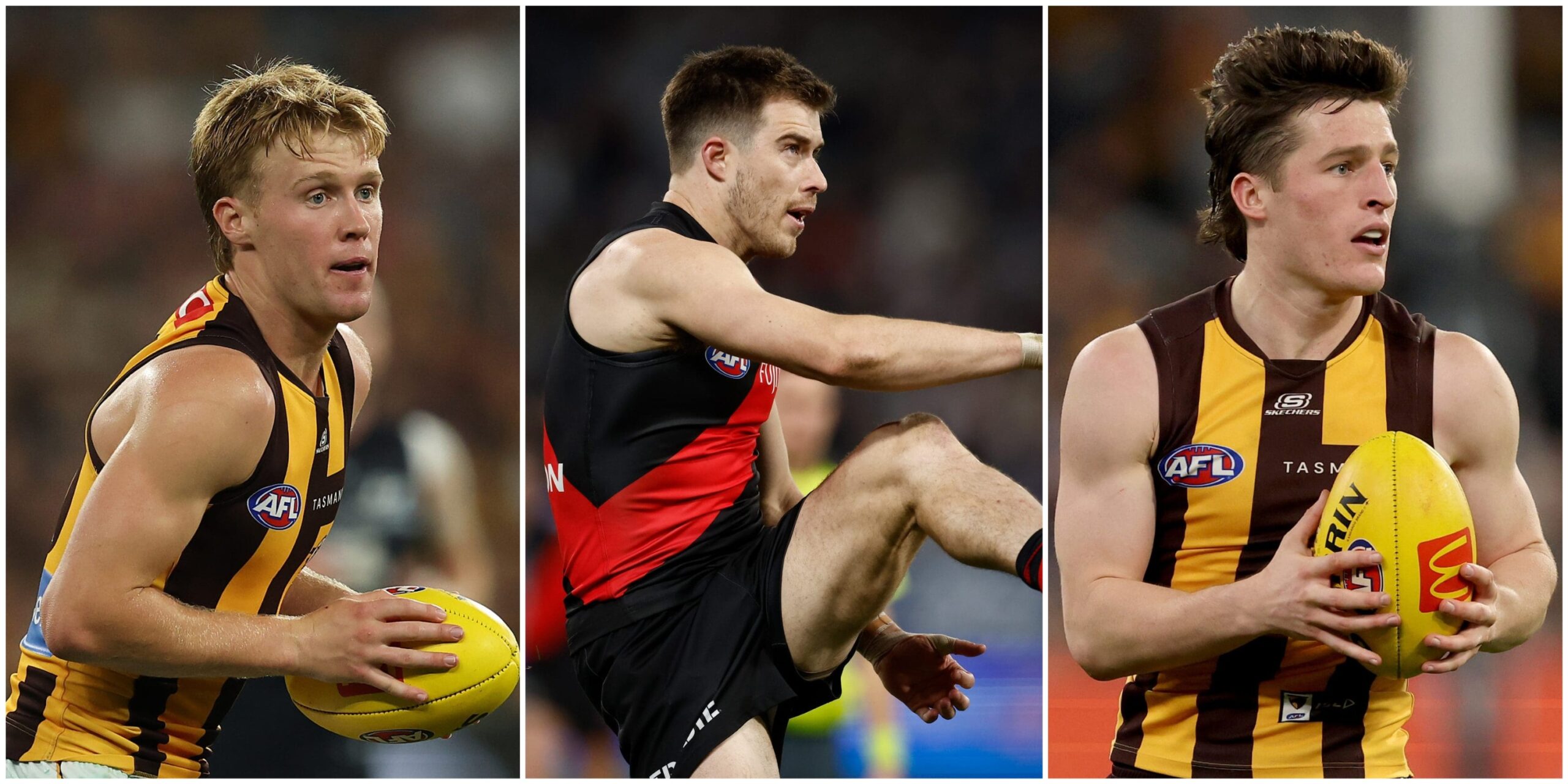 Hawthorn outlines Zach Merrett plan as Ward, Mackenzie face midfield ...