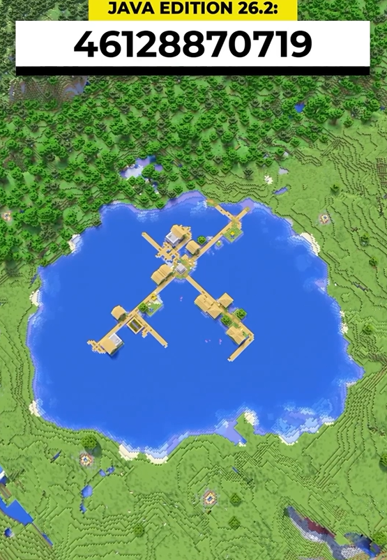 Minecraft seeds with double villages and rare structures
