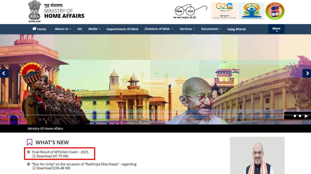 IB MTS final result 2026 declared: Check merit list PDF, roll numbers ...