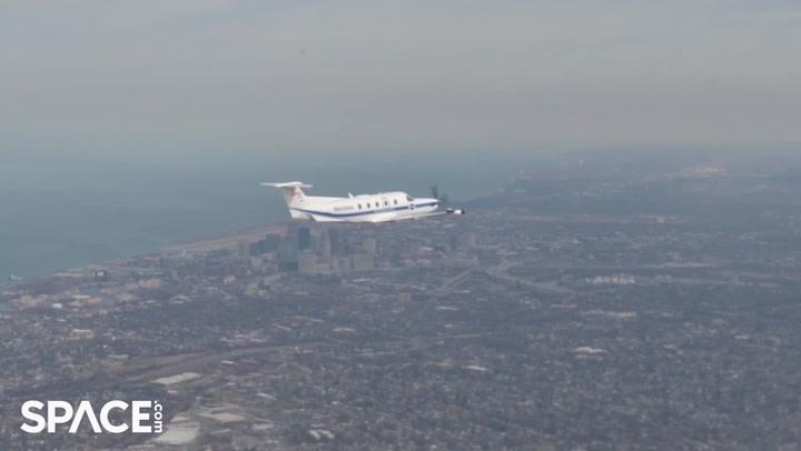 NASA streams 4K video from plane to space station via laser