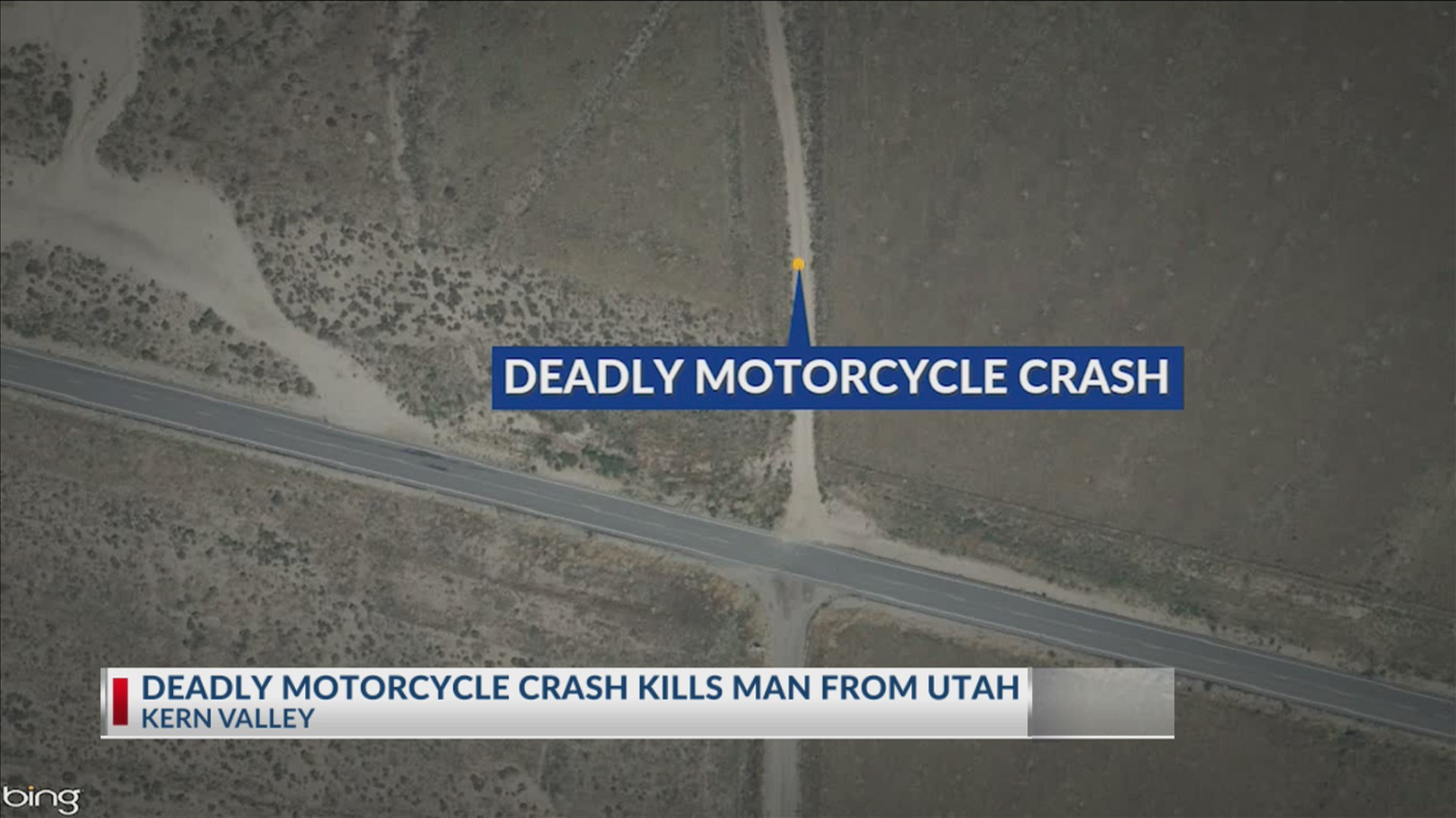 Deadly motorcycle crash kills man from Utah in Kern Valley