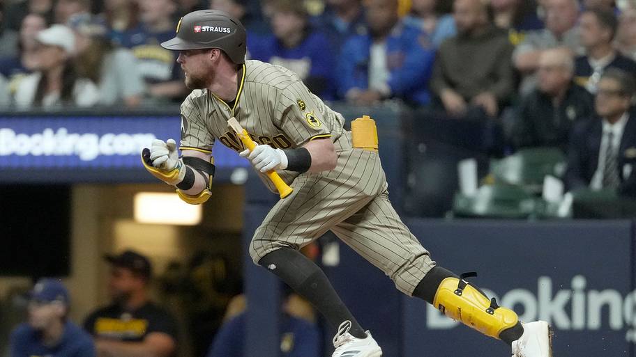 Home plate angle of Padres' walk-off loss to Brewers heaps added blame ...