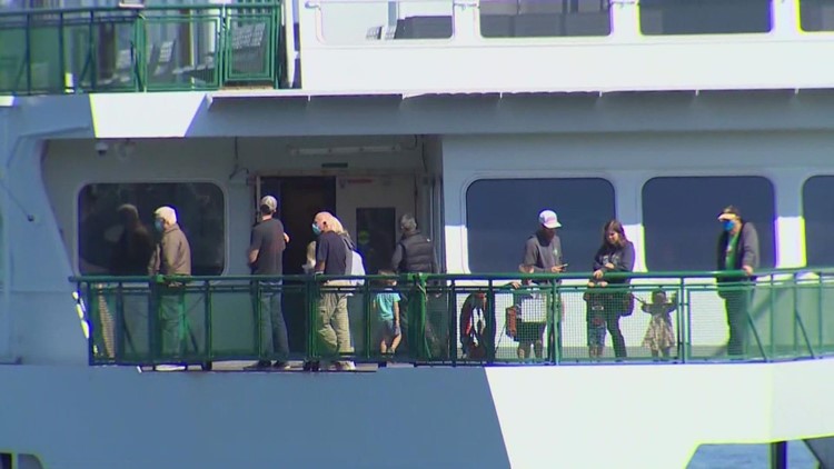 Passengers scramble to make backup plans Monday after ferry disruptions halt service