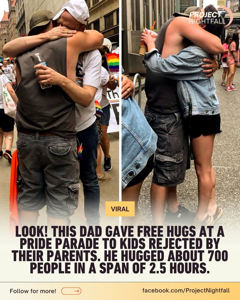 One man's hugs unseal years of pain at Pride, igniting a global wave of ...