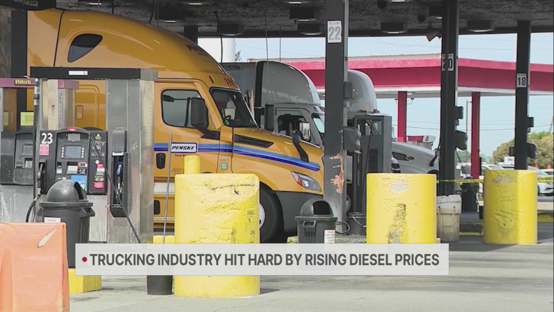 Rising diesel prices in CA hurting trucking industry