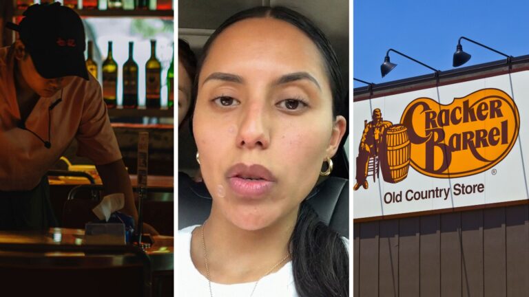 Texas woman gets up from her table at Cracker Barrel to go to the gift shop—then she returns. She wasn't finished eating: 'Worst experience ever'