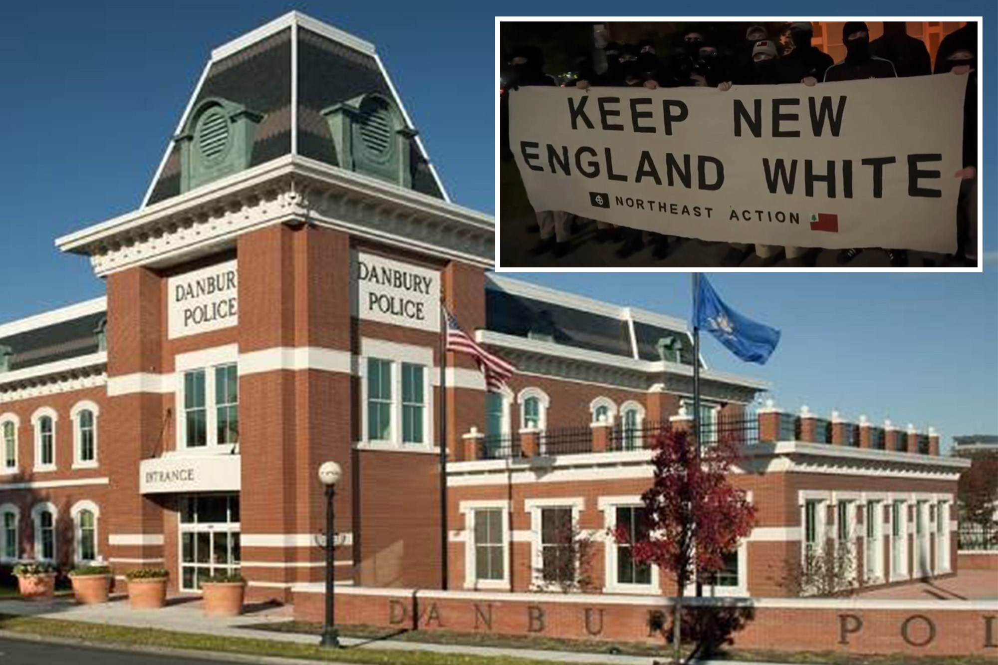 White supremacists rally outside Connecticut police station in ugly ...