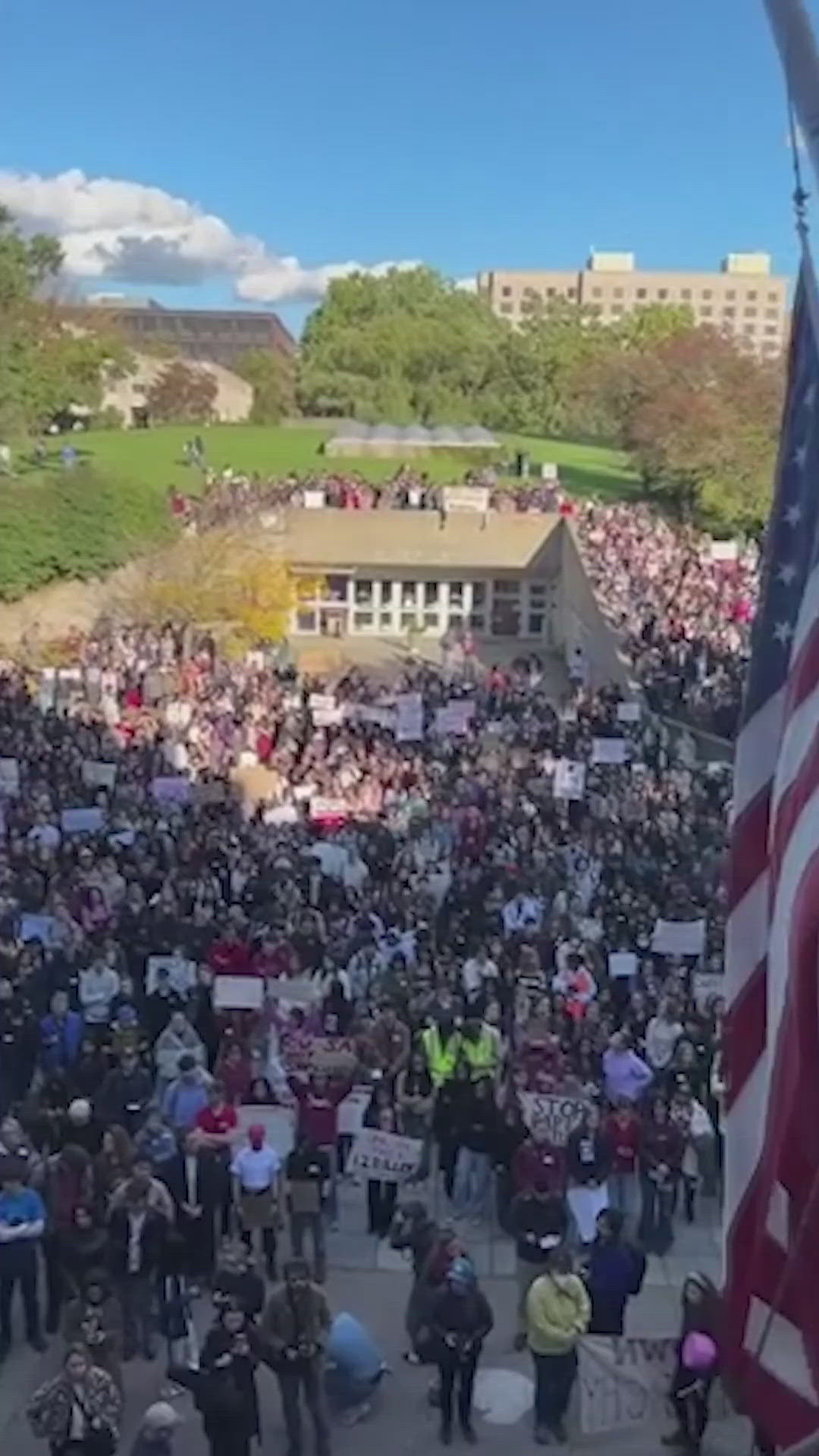 Protest held at Cornell University