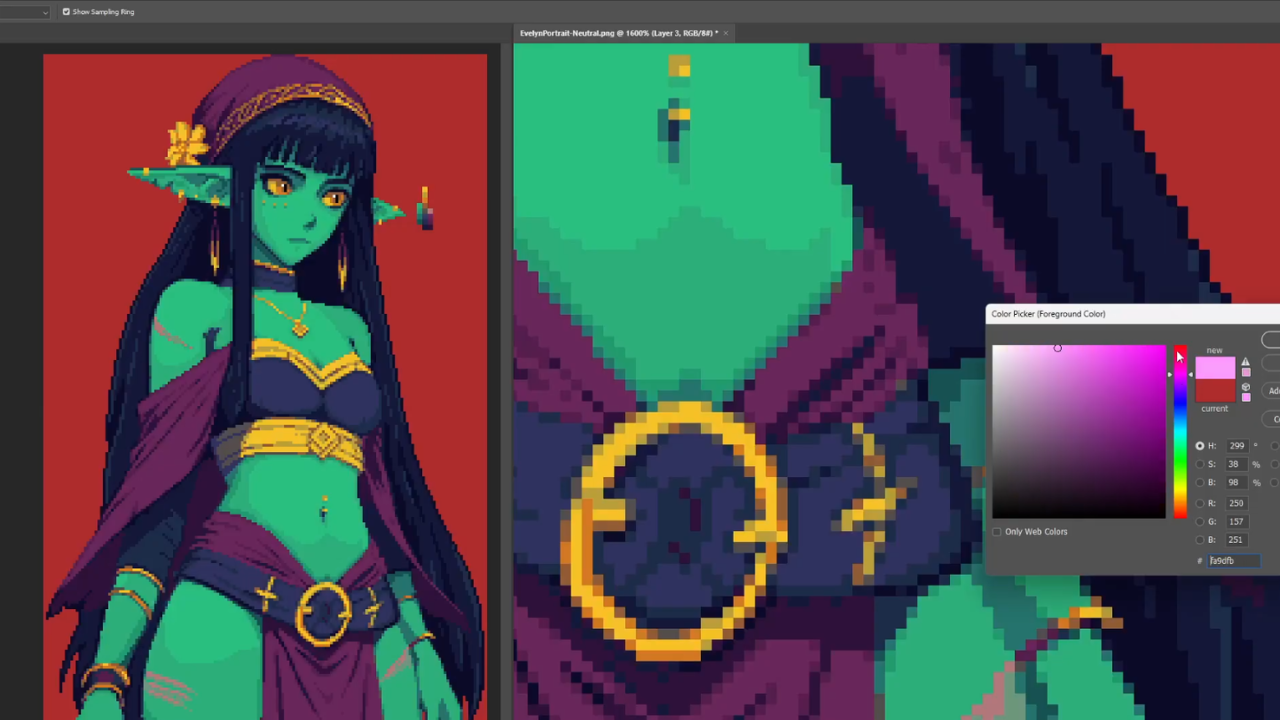 Building tilemaps for consistent pixel art