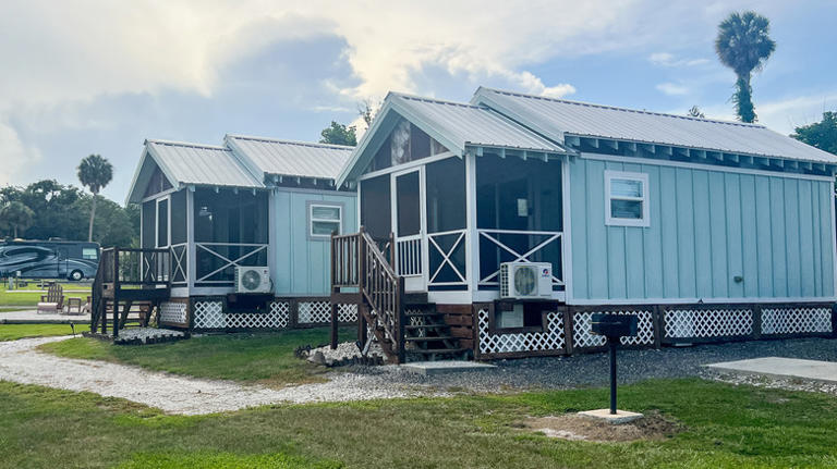 Florida's lakeside camp has resort-style amenities with cute cottages ...