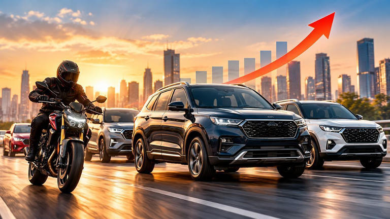 September 2026 auto sales: Two-wheelers, SUVs drive record month