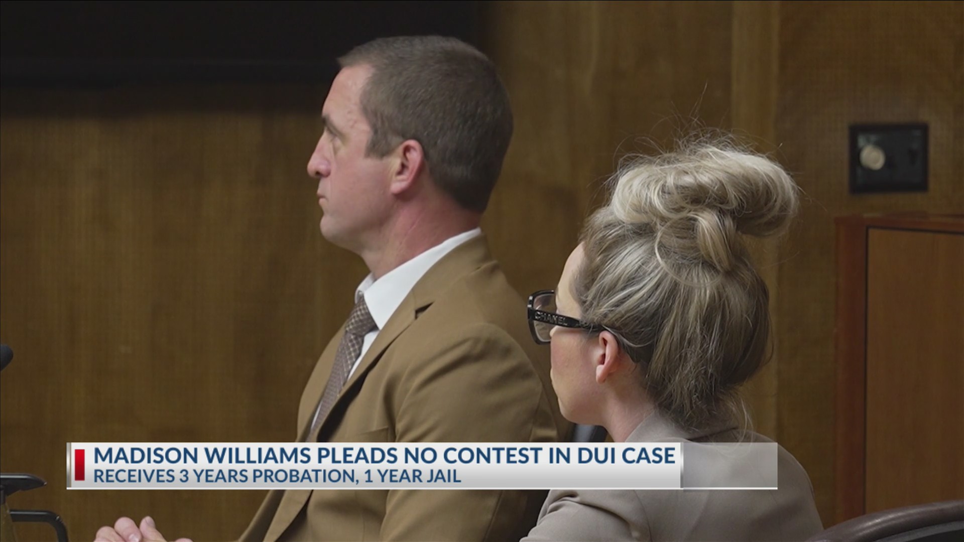 Madison Williams pleads no contest in DUI case