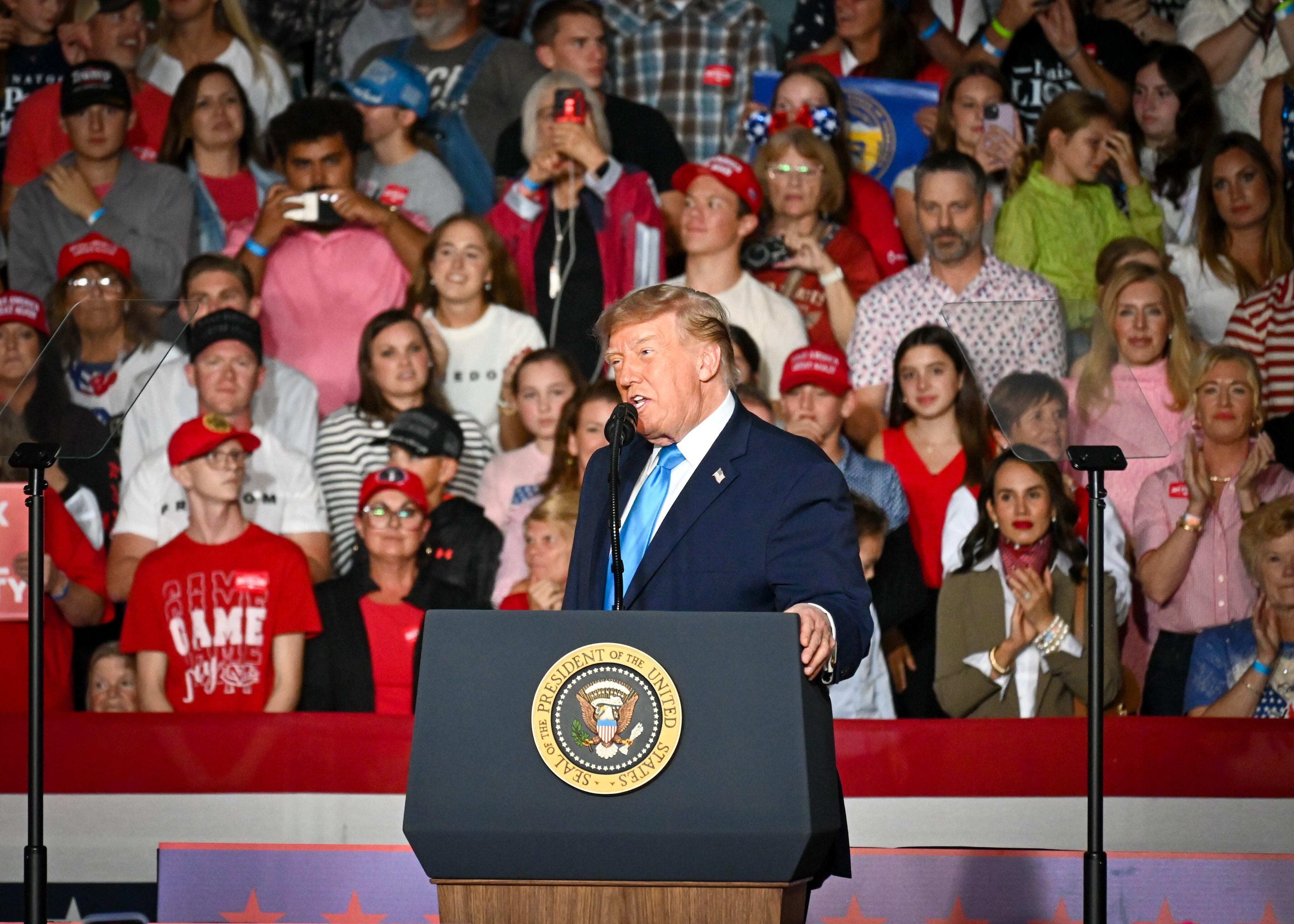 Watch a replay: Midterm rally featuring President Trump in Grand Island