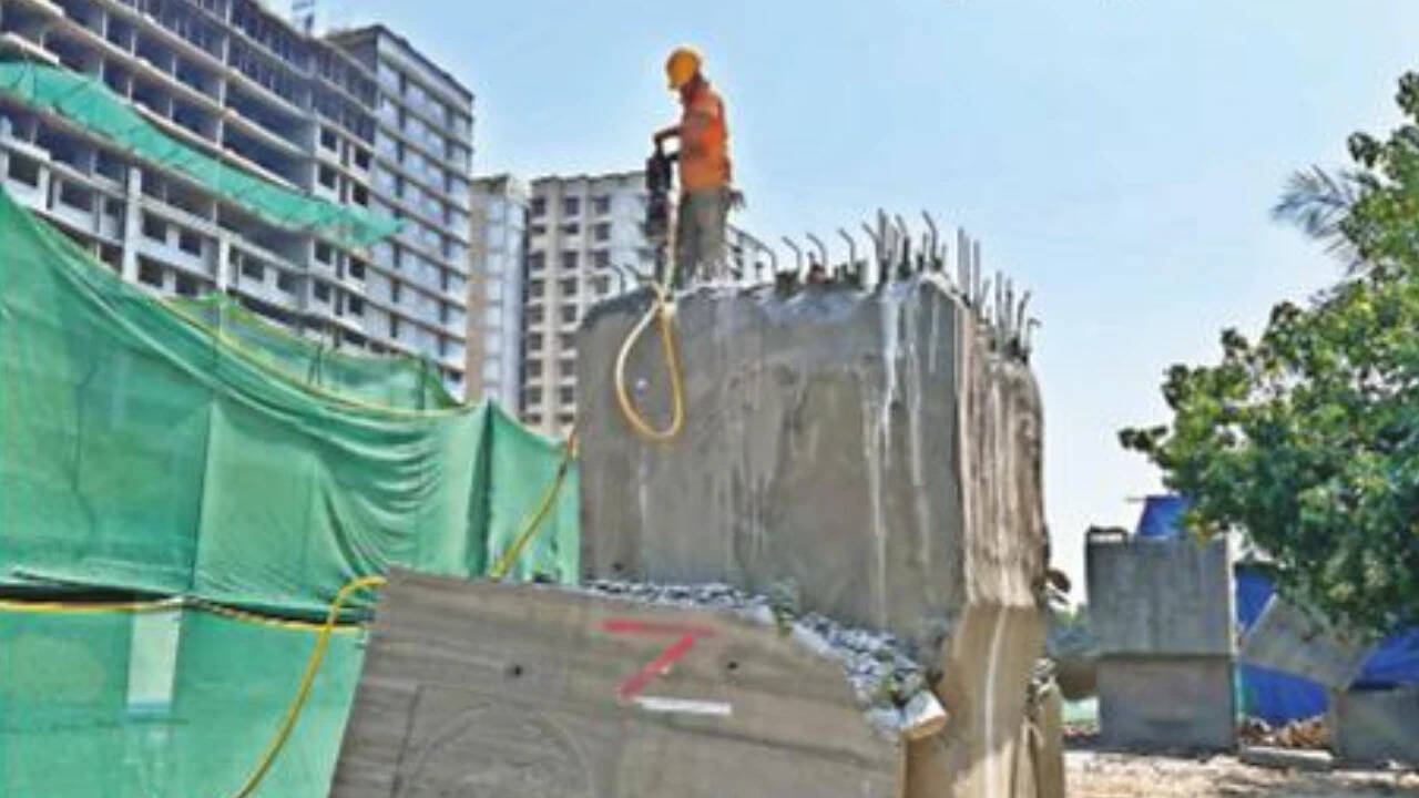 Pier caps to be rebuilt: Engineers raise Ghatkopar ROB; two-tier design ...