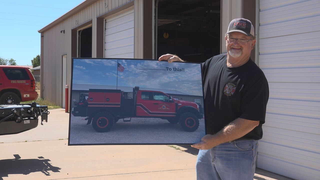 New brush fire truck in progress for Indiahoma after record fundraiser