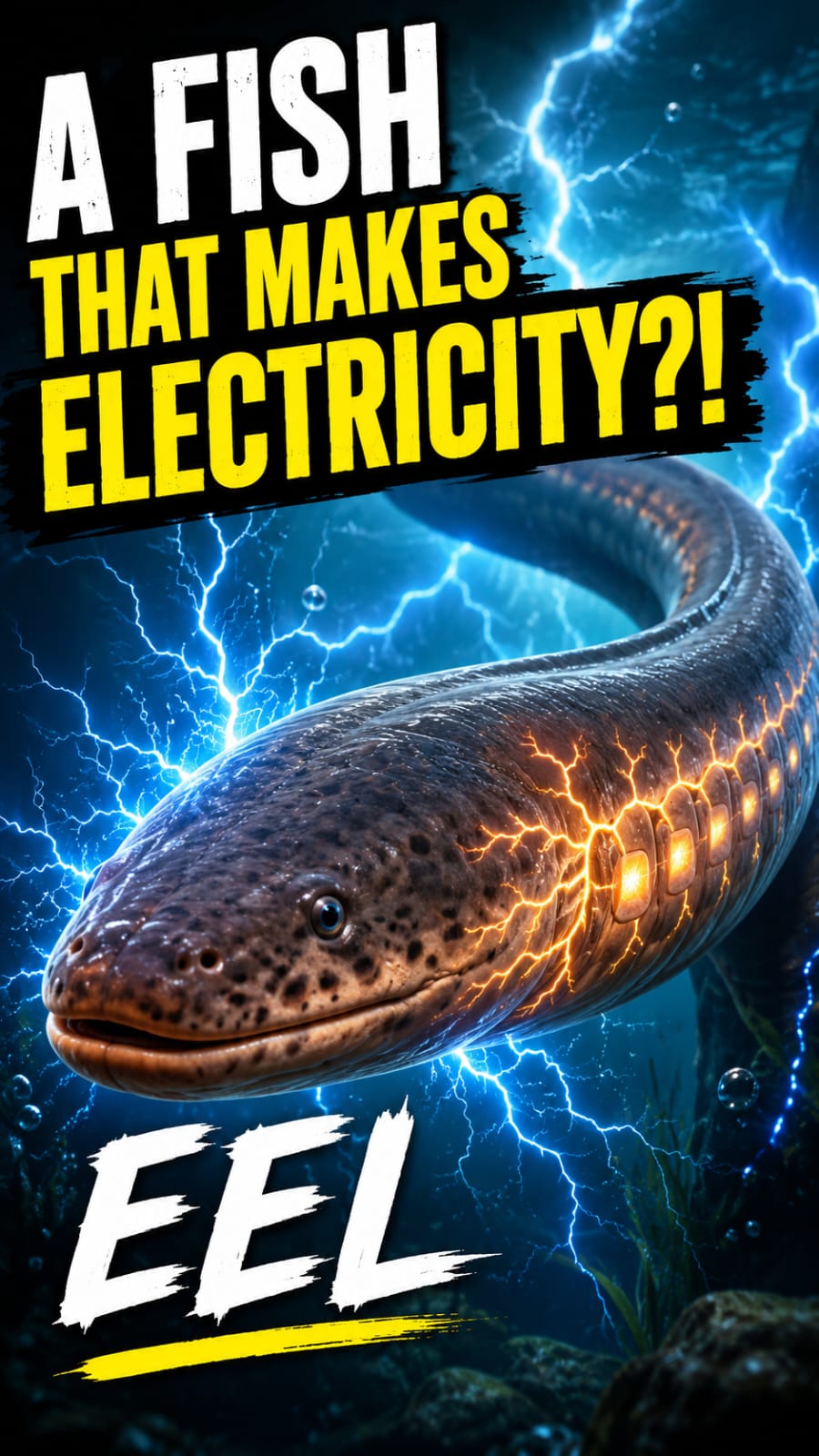 Electric eel - fish with living electricity