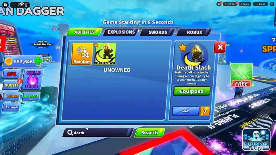 I tried every pay to win ability in Blade Ball