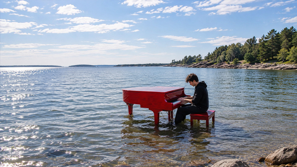 Dubstep e pianoforte si incontrano in mezzo a un lago
