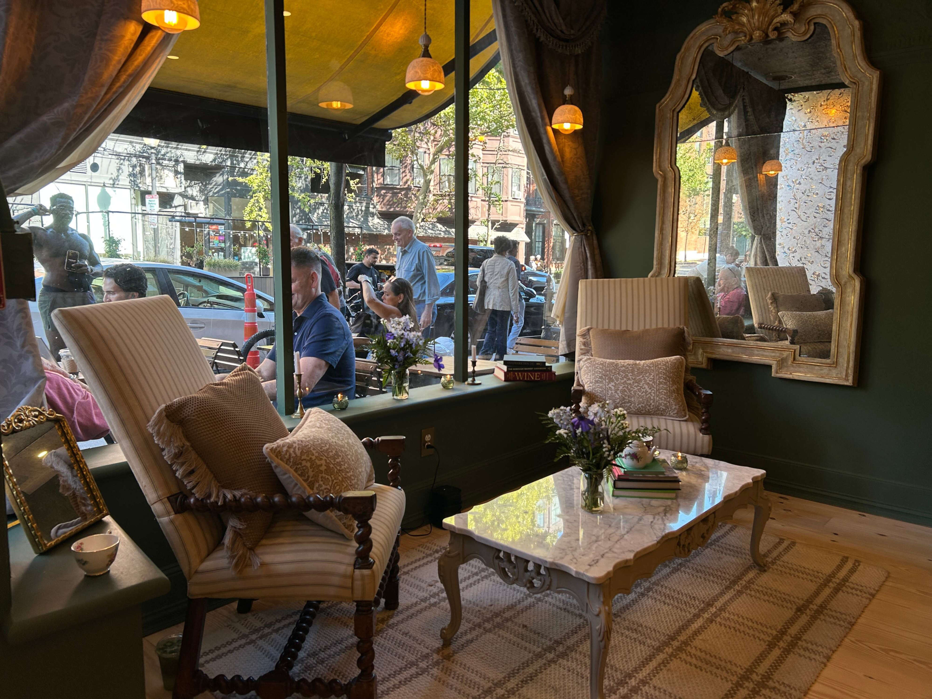 English-style tea room in Boston offers 'complete departure' from city life