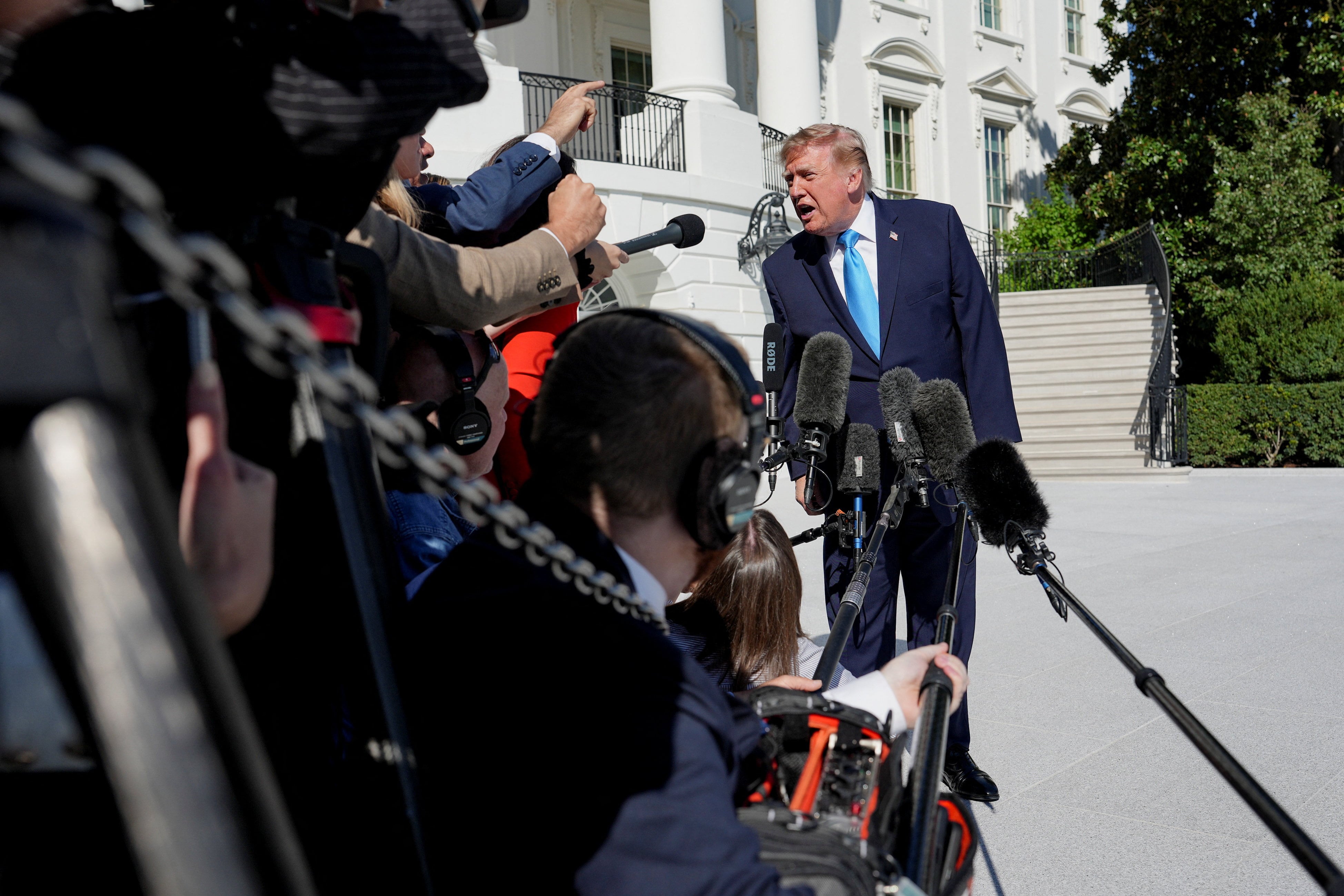 Trump cornered on mail-in voting hypocrisy