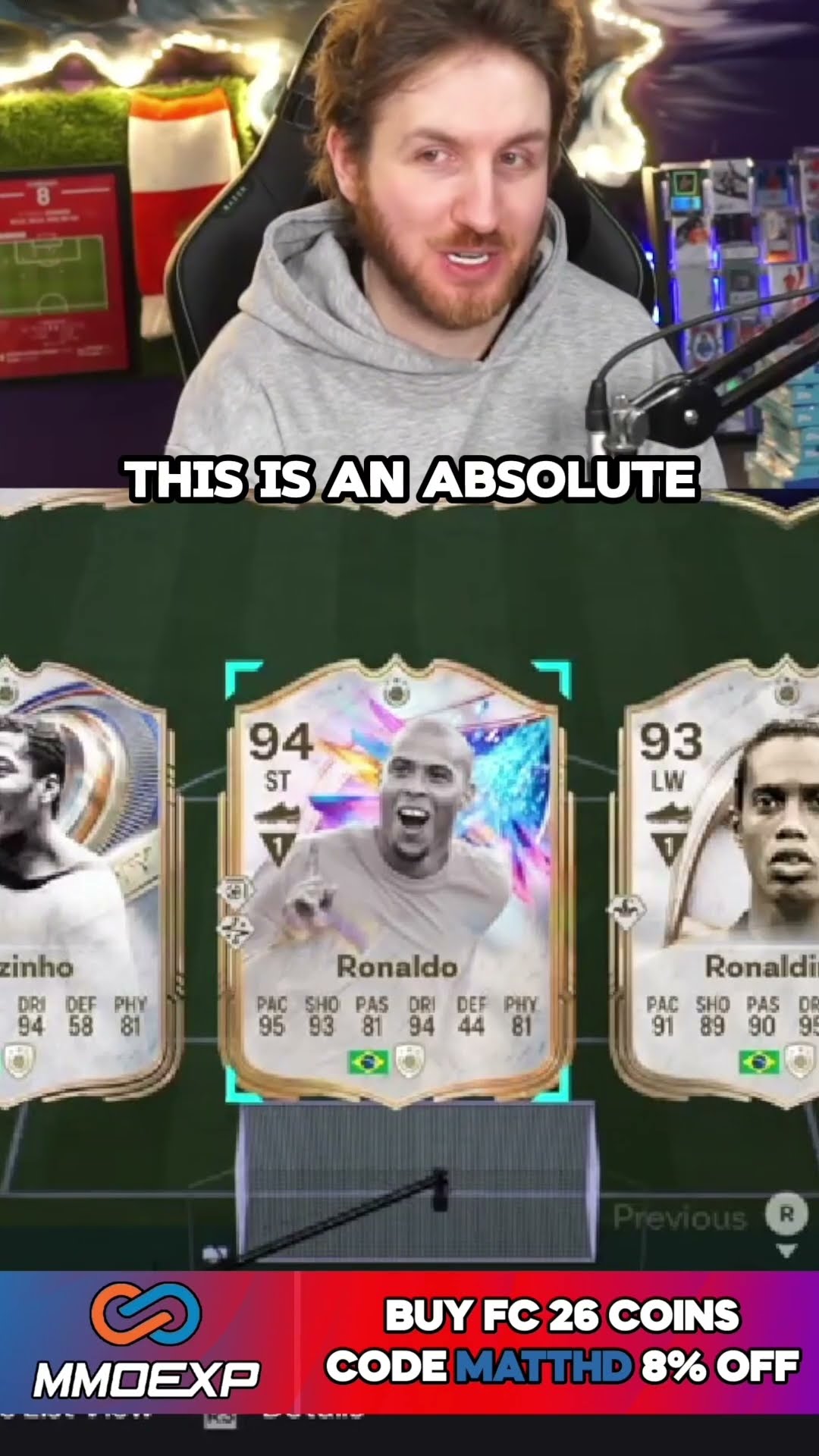 94 R9 Ronaldo has been unlocked from icon swaps! #fc26 #shorts